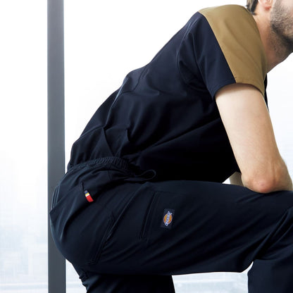 スクラブ（Dickies） | メディカルウェア | 1枚 | 7113SC | ダークネイビー×ベージュ