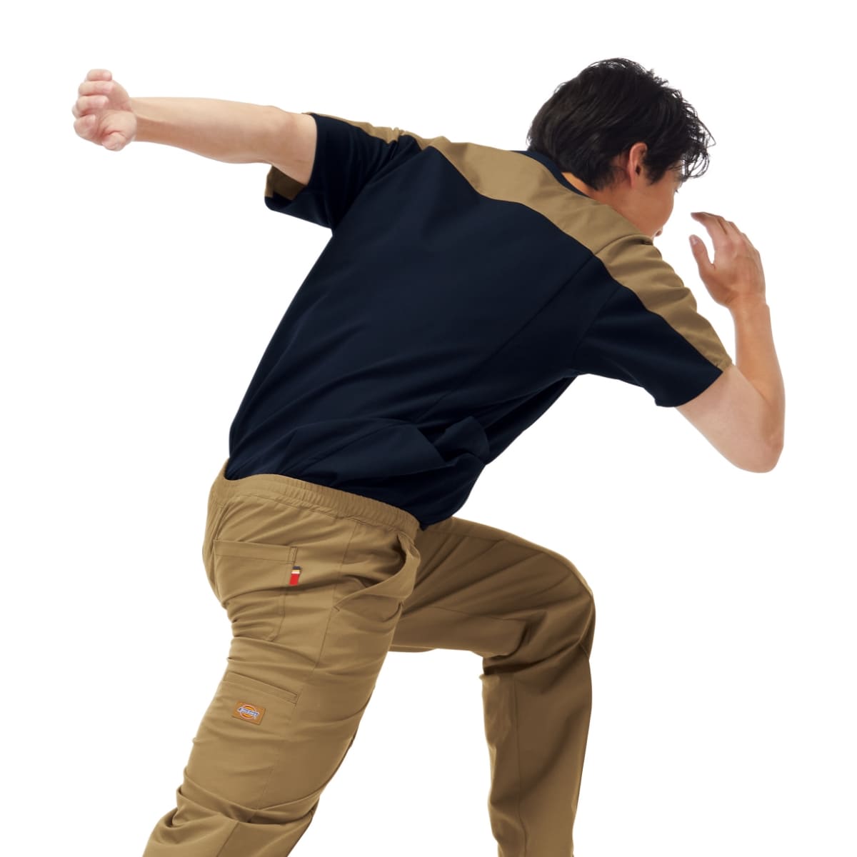 スクラブ（Dickies） | メディカルウェア | 1枚 | 7113SC | ダークネイビー×ベージュ