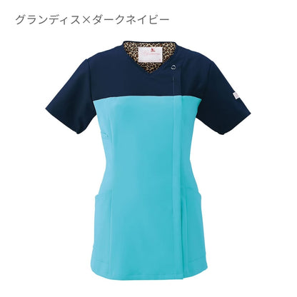 レディスジップスクラブ（Wacoal HI collection） | メディカルウェア | 1枚 | HI701 | ストエカス×ダークネイビー