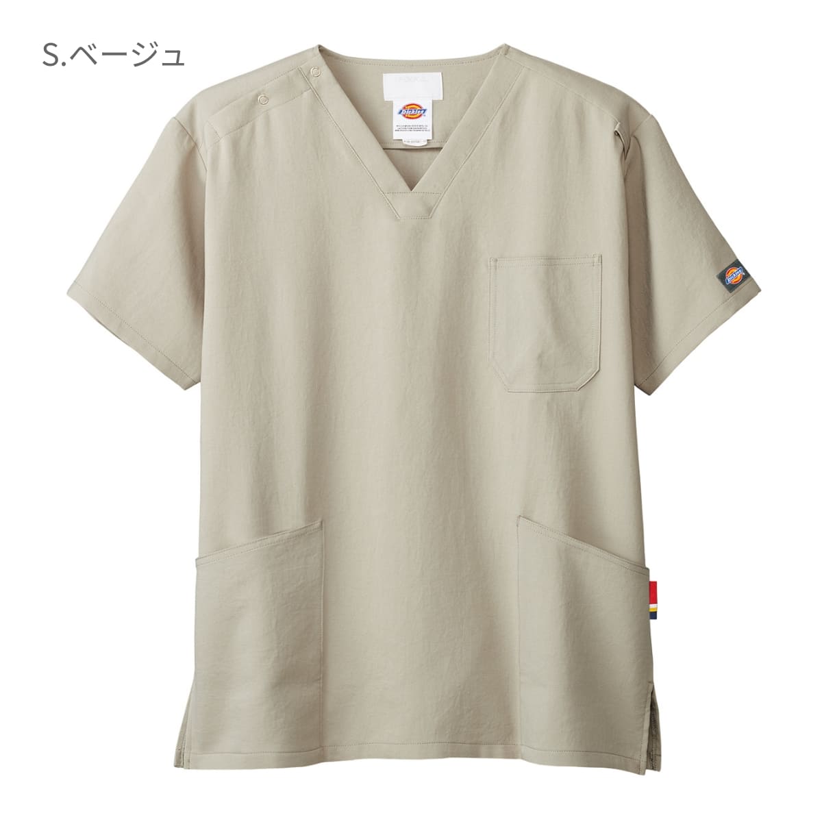 スクラブ（Dickies） | メディカルウェア | 1枚 | 7072SC | ダークグレー