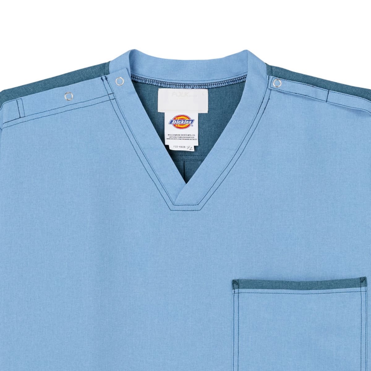 スクラブ（Dickies） | メディカルウェア | 1枚 | CK704 | ライトデニム×ミドルインディゴ