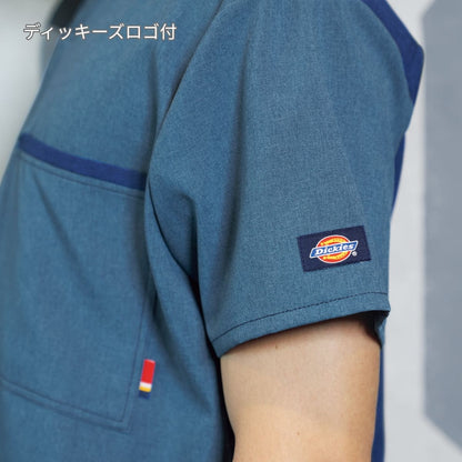 スクラブ（Dickies） | メディカルウェア | 1枚 | CK704 | ミドルインディゴ×インディゴ