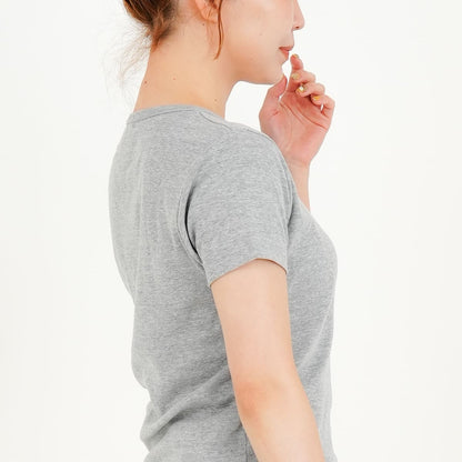 S/S　Tシャツ（袖口リブ無） | レディース | 1枚 | DM4312 | ターコイズ