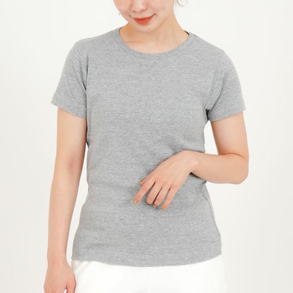 S/S　Tシャツ（袖口リブ無） | レディース | 1枚 | DM4312 | ヘザーグレー