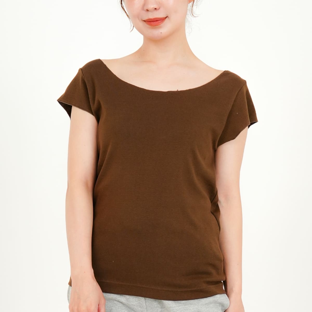 S/S　Tシャツ | レディース | 1枚 | DM4320 | ブラウン