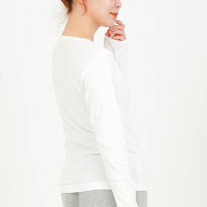 L/S　Tシャツ | レディース | 1枚 | DM4510 | アーミーグリーン