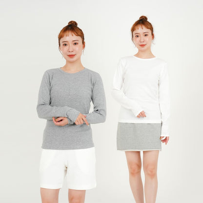 L/S　Tシャツ | レディース | 1枚 | DM4510 | ショッキングピンク