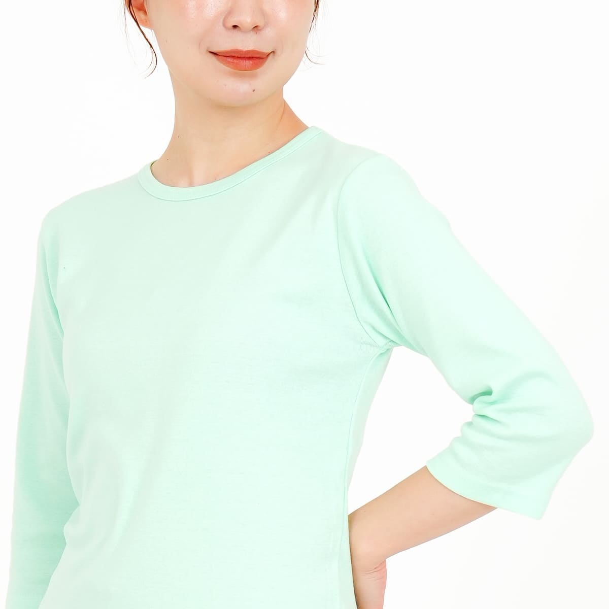 7分袖Tシャツ | レディース | 1枚 | DM4540 | ホワイト