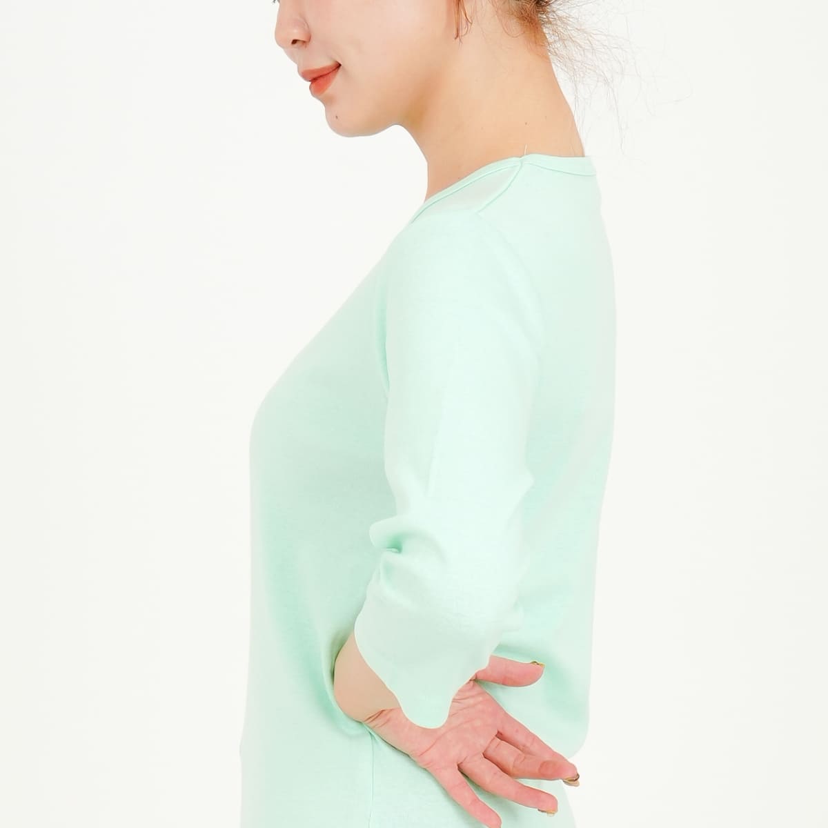 7分袖Tシャツ | レディース | 1枚 | DM4540 | ホワイト