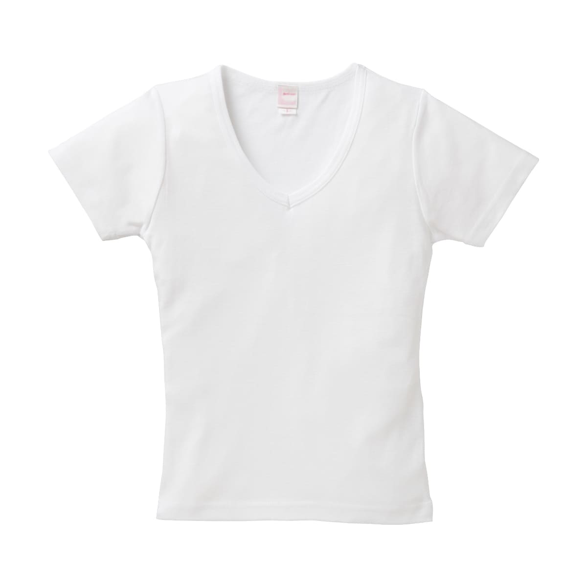 S/S　VネックTシャツ | レディース | 1枚 | DM4315 | スーパーブラック