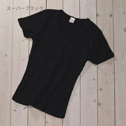 S/S　VネックTシャツ | レディース | 1枚 | DM4315 | ホワイト