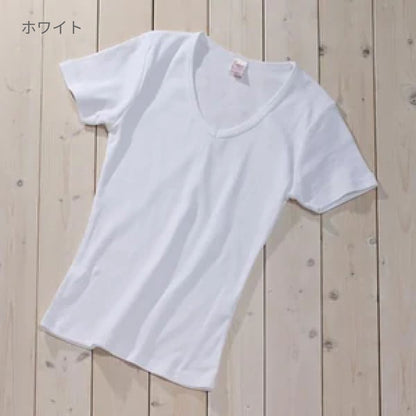 S/S　VネックTシャツ | レディース | 1枚 | DM4315 | ブラウン