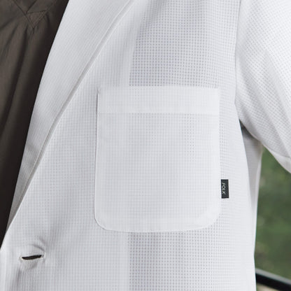 メンズシングルコート半袖 | ユニフォーム | 1枚 | 1542PH | ホワイト