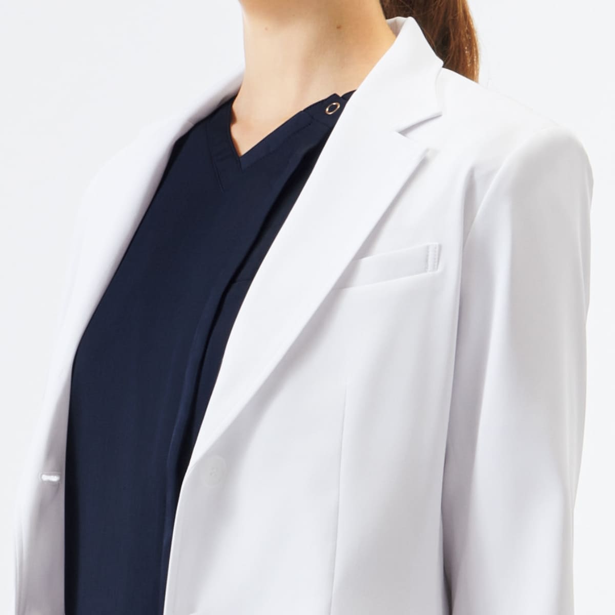 レディスシングルコート | ユニフォーム | 1枚 | 2537SG | ホワイト