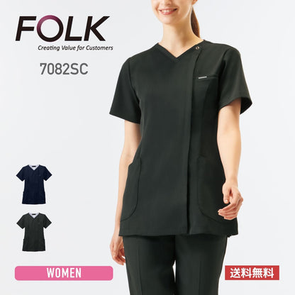 レディスジップスクラブ | ユニフォーム | 1枚 | 7082SC | チャコールグレー