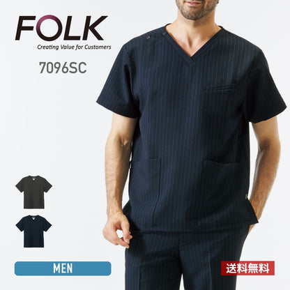 メンズスクラブ | ユニフォーム | 1枚 | 7096SC | ダークネイビー