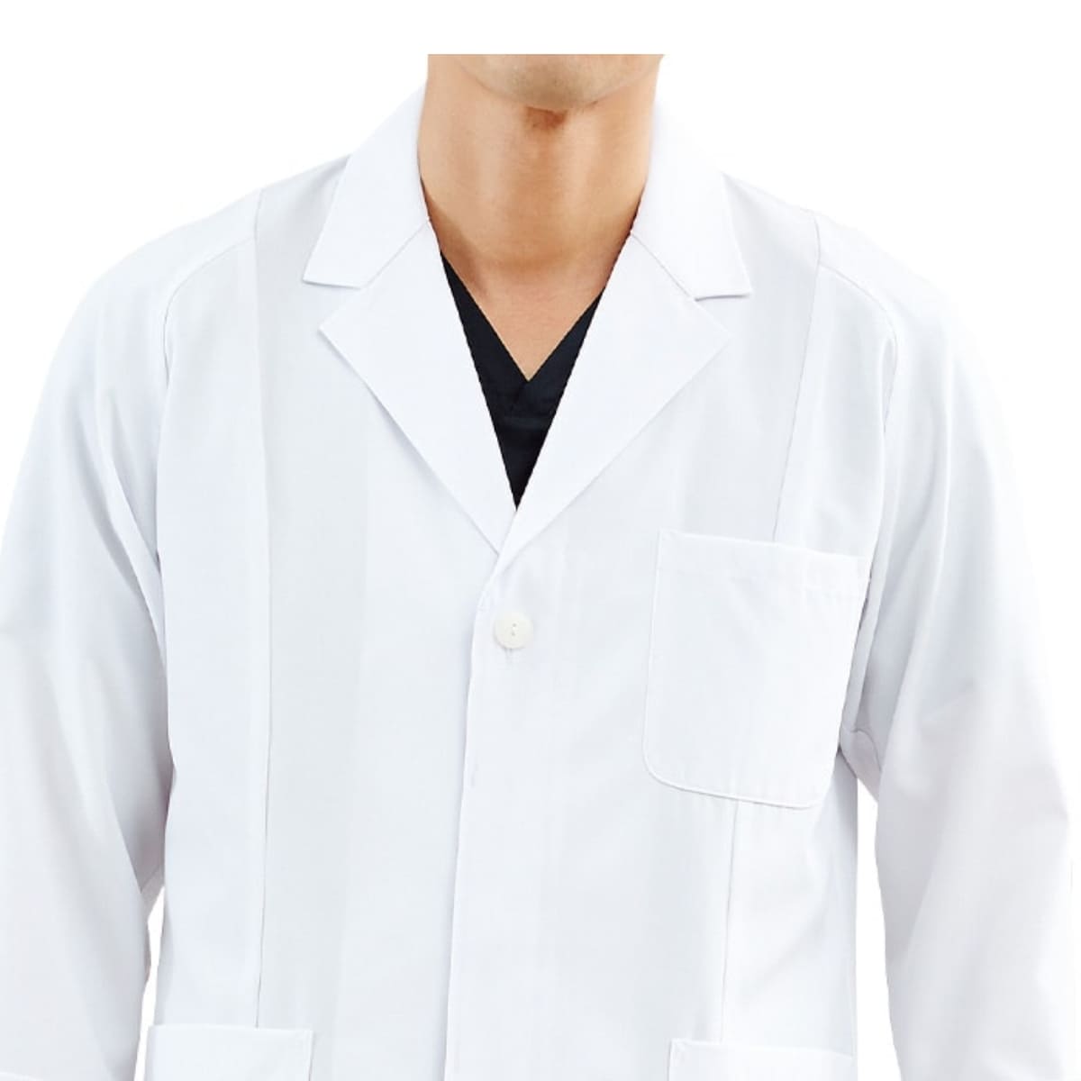 男性ハーフコート | ユニフォーム | 1枚 | 1520 | ホワイト