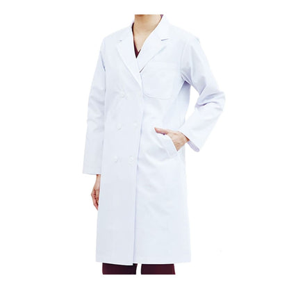 レディス診察衣ダブル | ユニフォーム | 1枚 | 2531PO | ホワイト