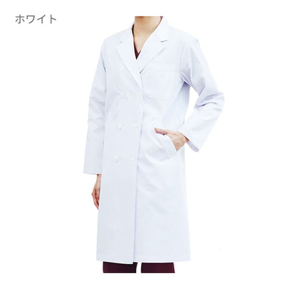レディス診察衣ダブル | ユニフォーム | 1枚 | 2531PO | ホワイト