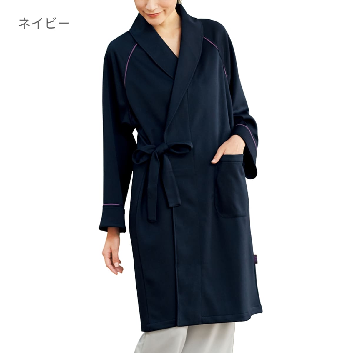 検診衣（ガウン） | ユニフォーム | 1枚 | 7021SK | ネイビー