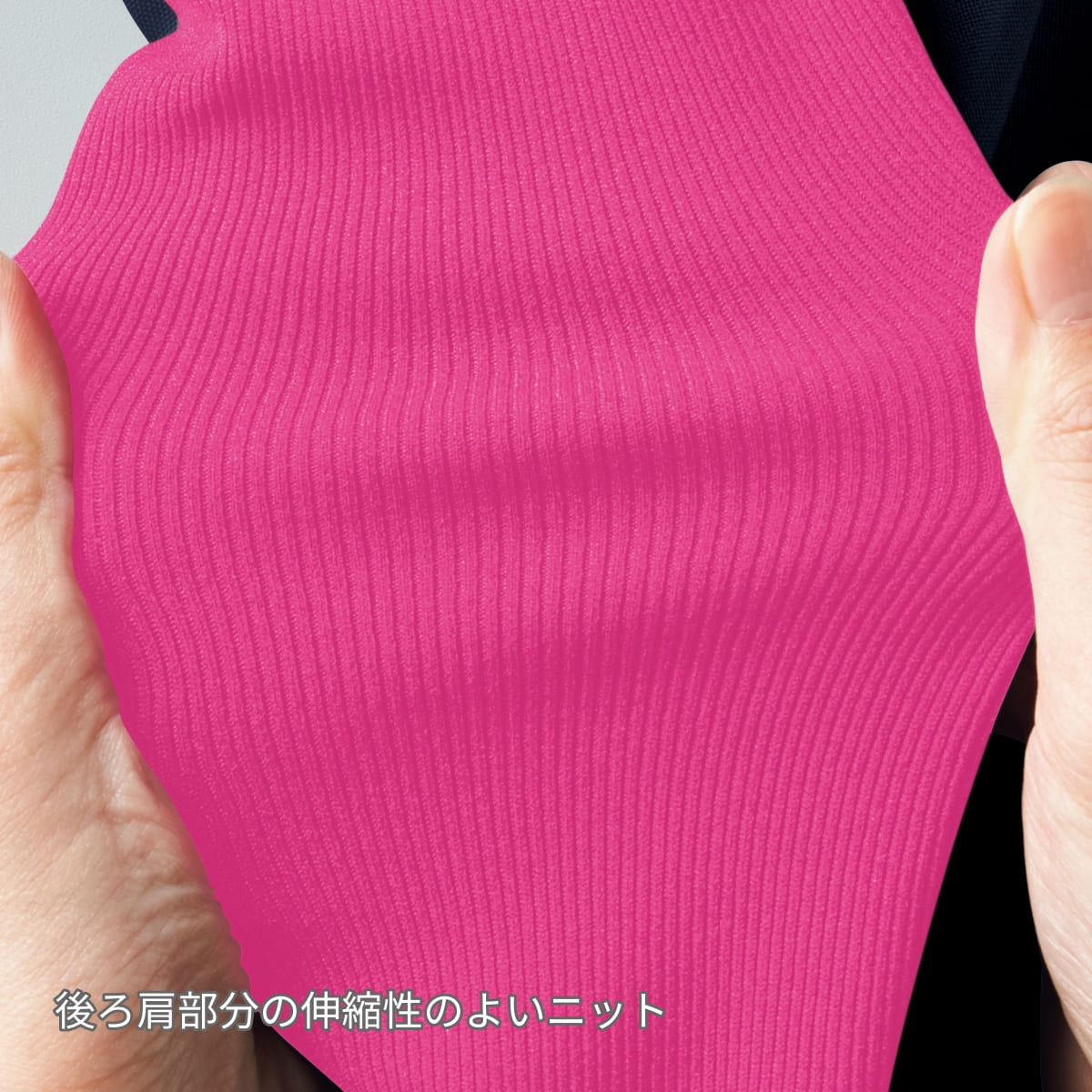 レディスジップスクラブ | 医療介護ユニフォーム | 1枚 | 7068SC | ダークネイビー×フュクシャローズ