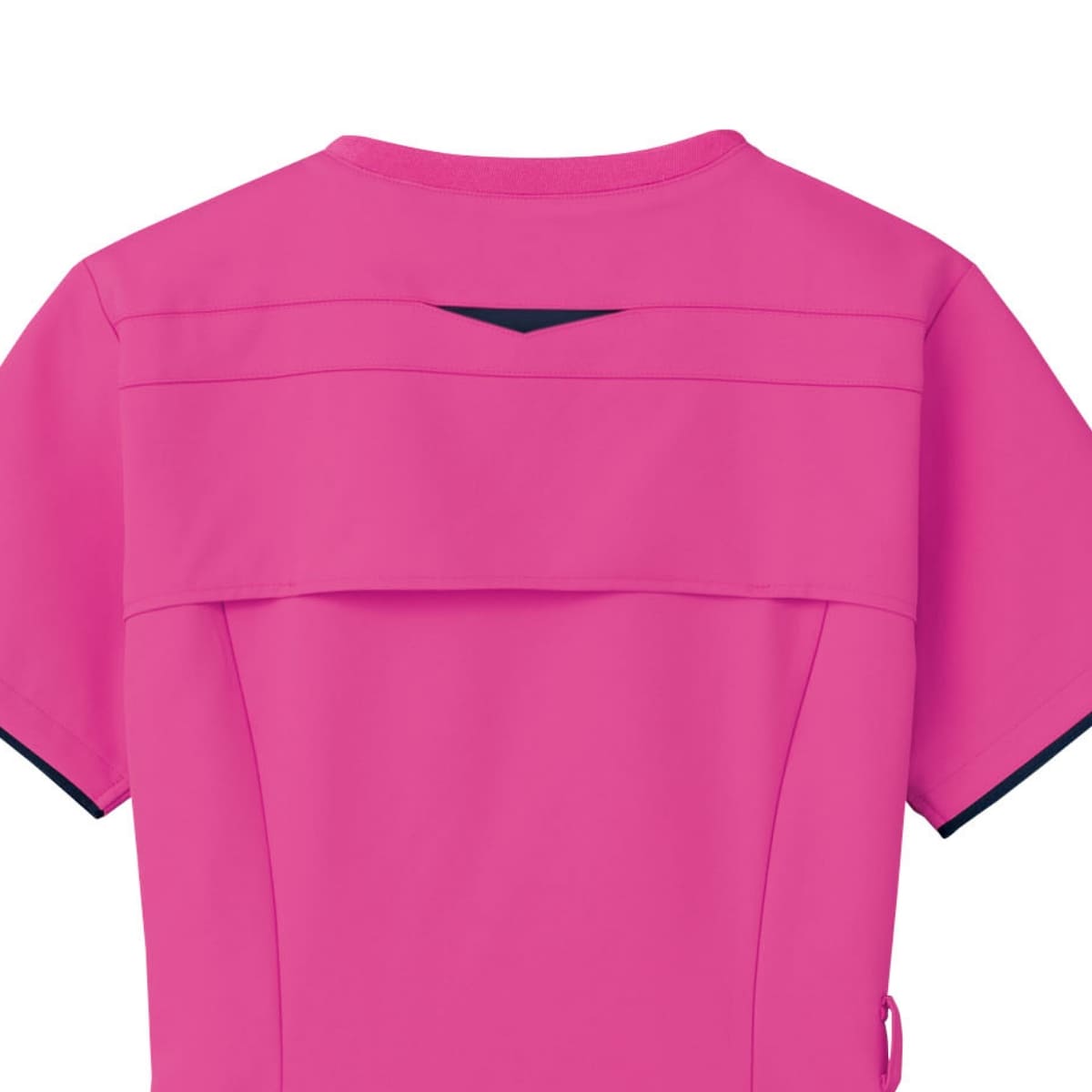 レディスジップスクラブ | 医療介護ユニフォーム | 1枚 | 7078SC | ミディアムブルー×ダークネイビー