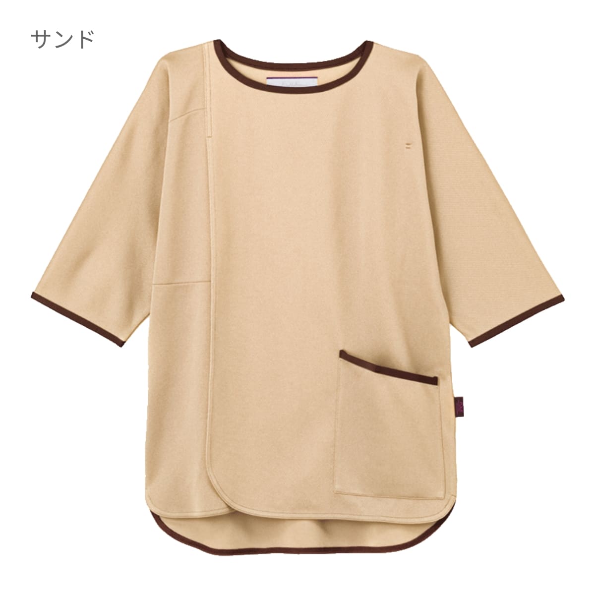 検診衣 | ユニフォーム | 1枚 | 7086BK | サンド