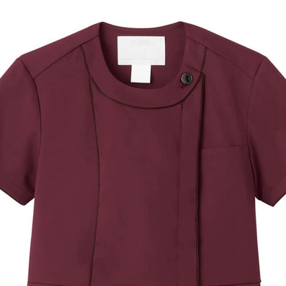 レディスジップスクラブ | 医療介護ユニフォーム | 1枚 | 7101SC | ココア