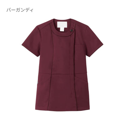 レディスジップスクラブ | 医療介護ユニフォーム | 1枚 | 7101SC | バーガンディ