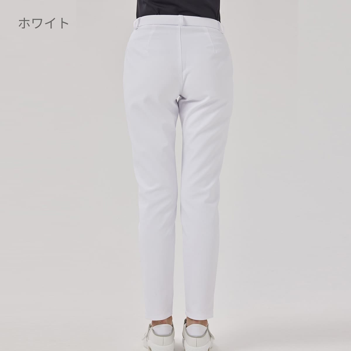 フィットストレートパンツ | 医療介護ユニフォーム | 1枚 | 6008NS | ホワイト