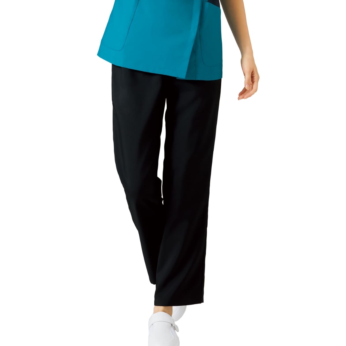レディスストレートパンツ | 医療介護ユニフォーム | 1枚 | 6013SC | ブラック