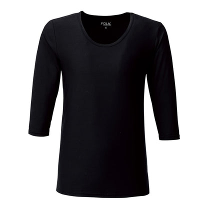 メンズカットソー（8分袖） | ユニフォーム | 1枚 | 9002 | ブラック