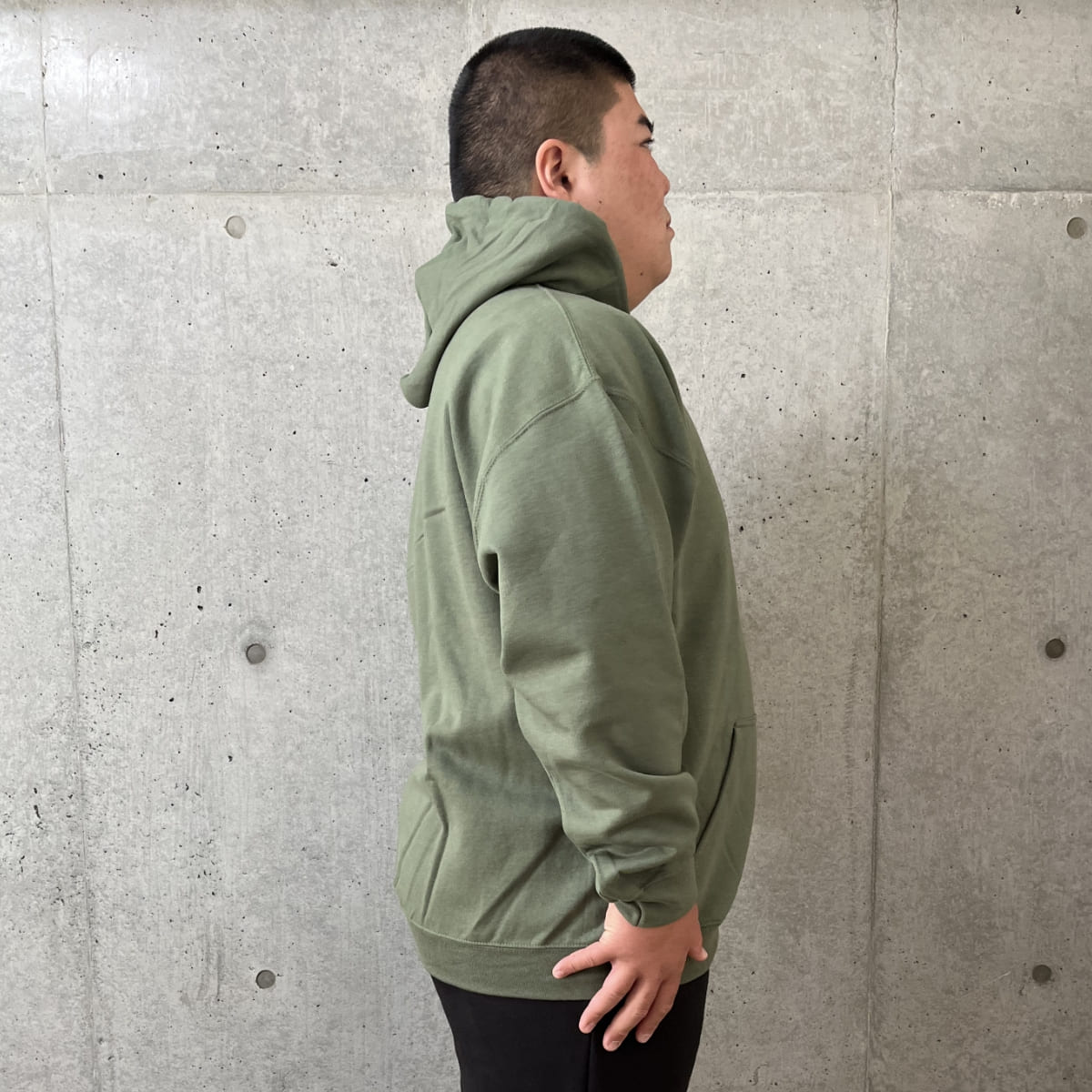スチャダラパー　パーカー　オリーブ色 SDP スチャダラパー パーカー オリーブ色 x GAP 限定パーカー Lサイズ
