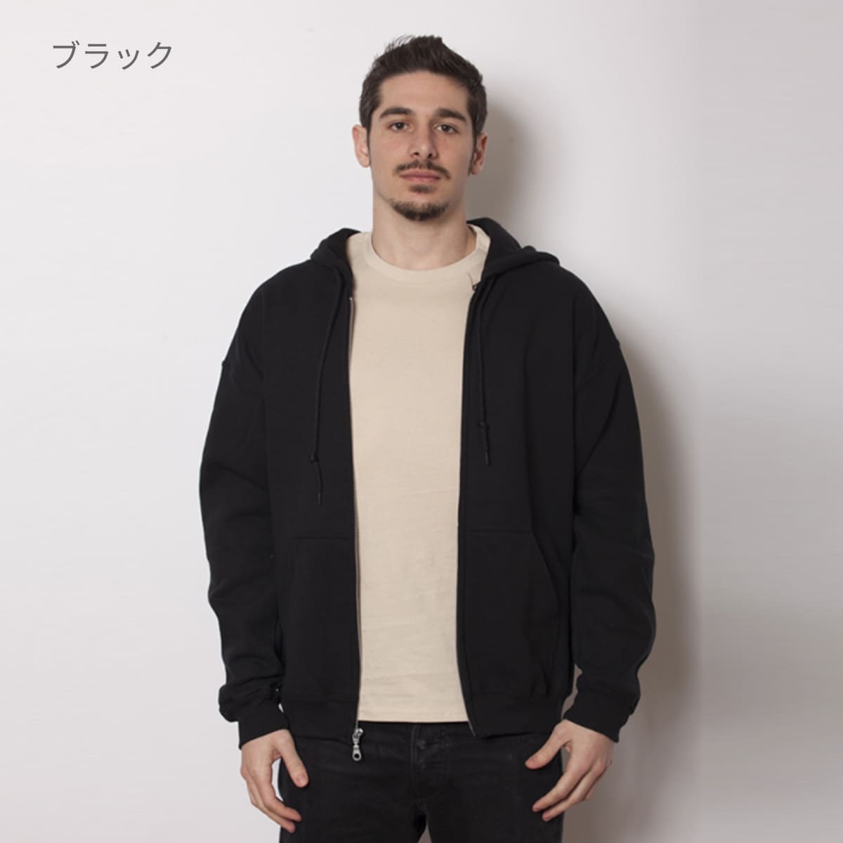 8.0 oz ヘビーブレンドZIPパーカー | ビッグサイズ | 1枚 | 18600 | レッド