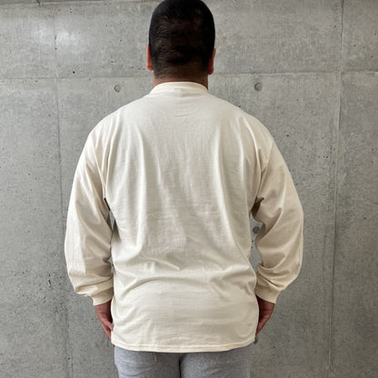 6.0オンス ウルトラコットン 長袖Tシャツ（アメリカンフィット） | ビッグサイズ | 1枚 | 2400 | ミリタリーグリーン