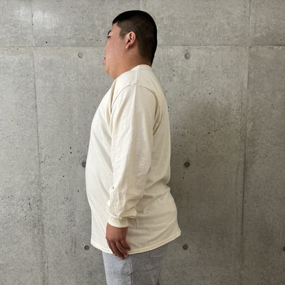 6.0オンス ウルトラコットン 長袖Tシャツ（アメリカンフィット） | ビッグサイズ | 1枚 | 2400 | セーフティグリーン