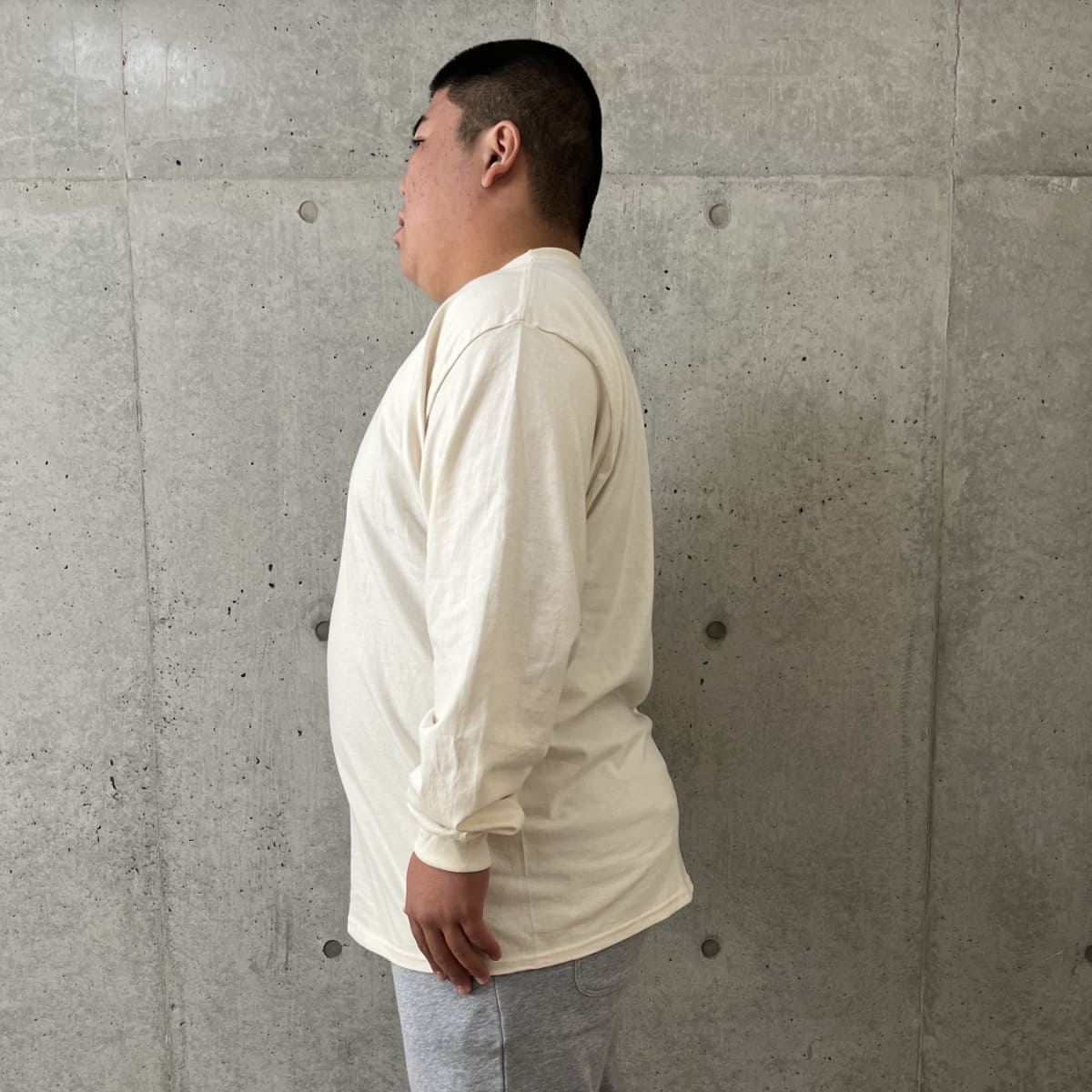 6.0オンス ウルトラコットン 長袖Tシャツ（アメリカンフィット） | ビッグサイズ | 1枚 | 2400 | ブラック