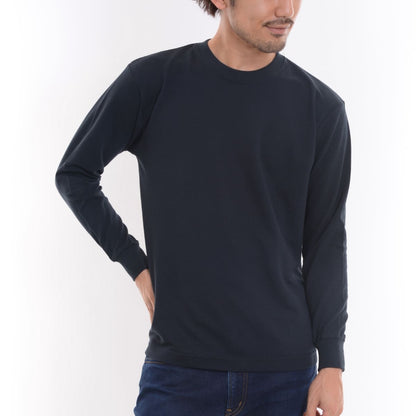 ハニカム 長袖Tシャツ（リブ有り） | ビッグサイズ | 1枚 | HNC-204 | ブラック