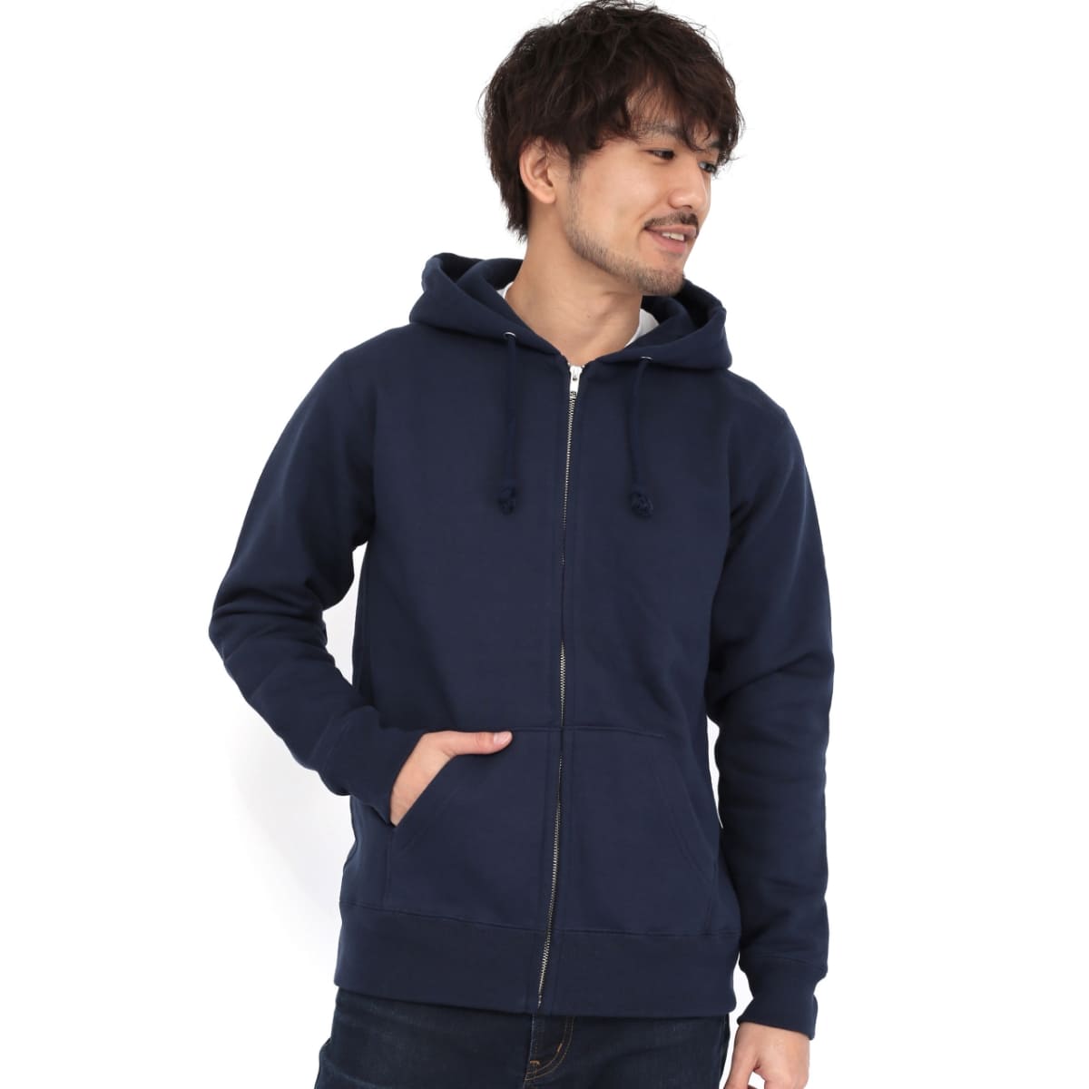 ヘビーウェイト ジップパーカ | メンズ | 1枚 | HSZ-137 | ディープ
