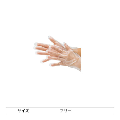 ディスポーザブル手袋（100枚入/1セット） | ユニフォーム | 1枚 | 495 | 透明