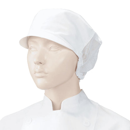 ネット付キャップ（2枚入） | ユニフォーム | 1枚 | APK484 | ホワイト