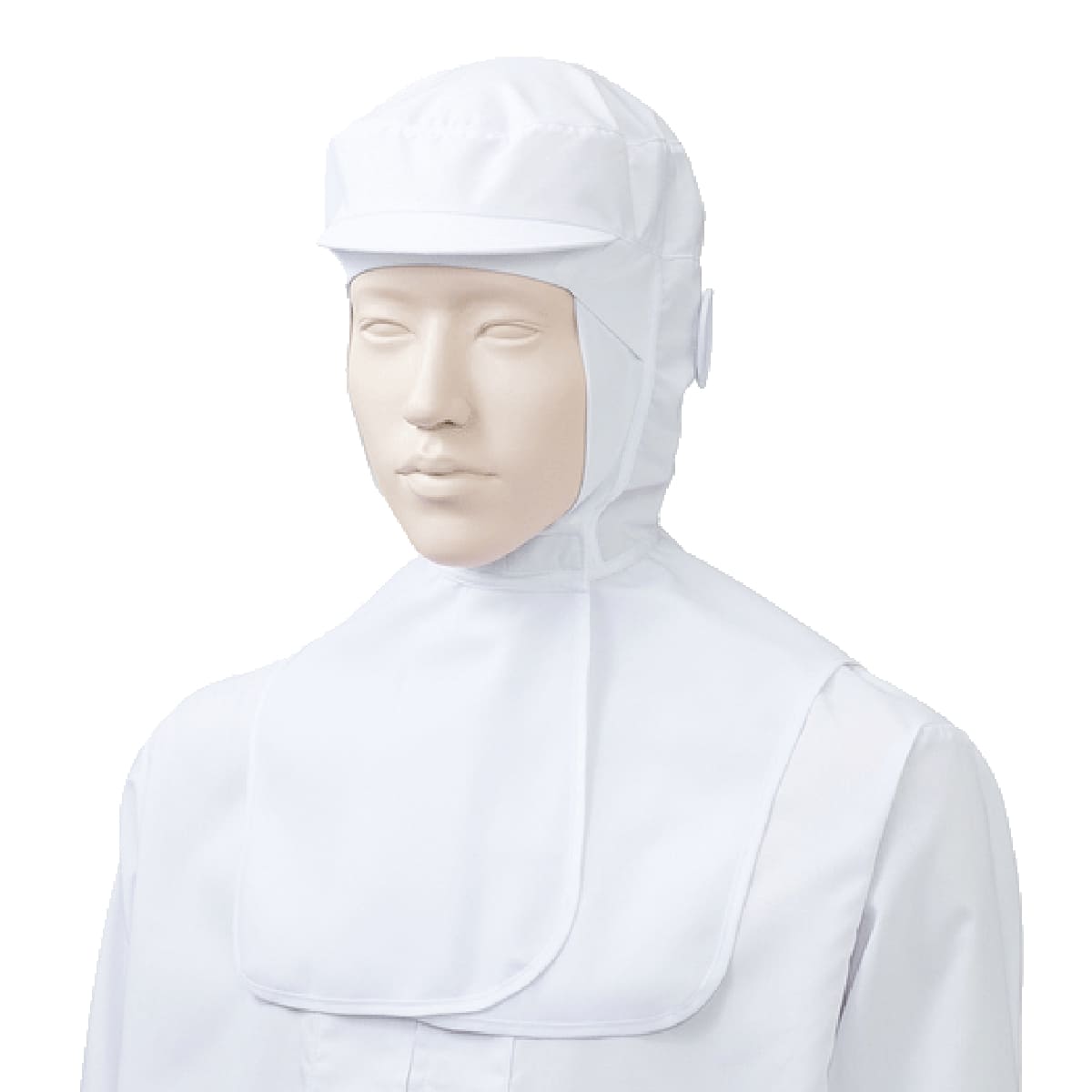 フード帽子（ケープ付）（1枚入） | ユニフォーム | 1枚 | KZN481 | ミントグリーン