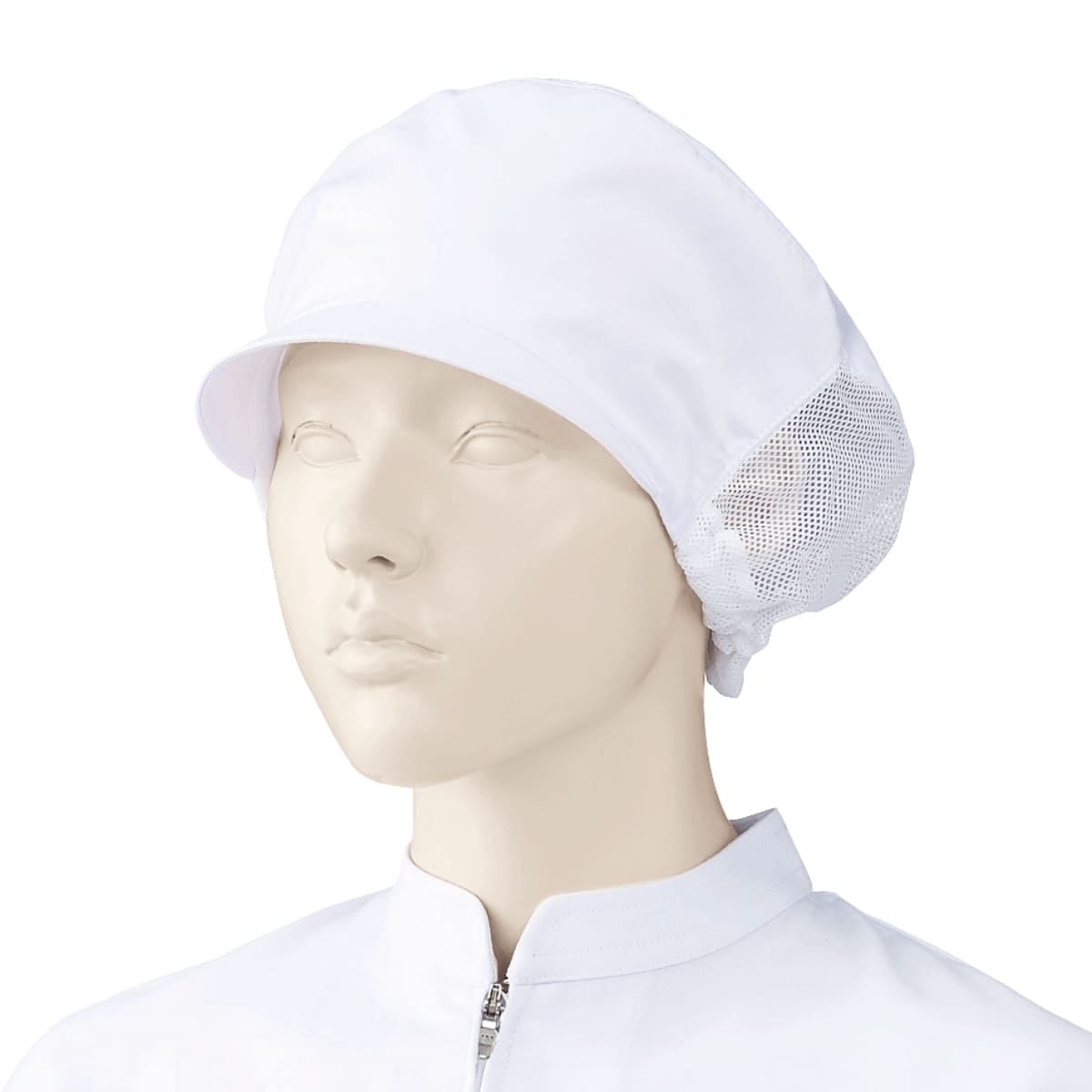 女子帽子（後ろメッシュ付）（2枚入） | ユニフォーム | 1枚 | 482-KZ2 | ホワイト