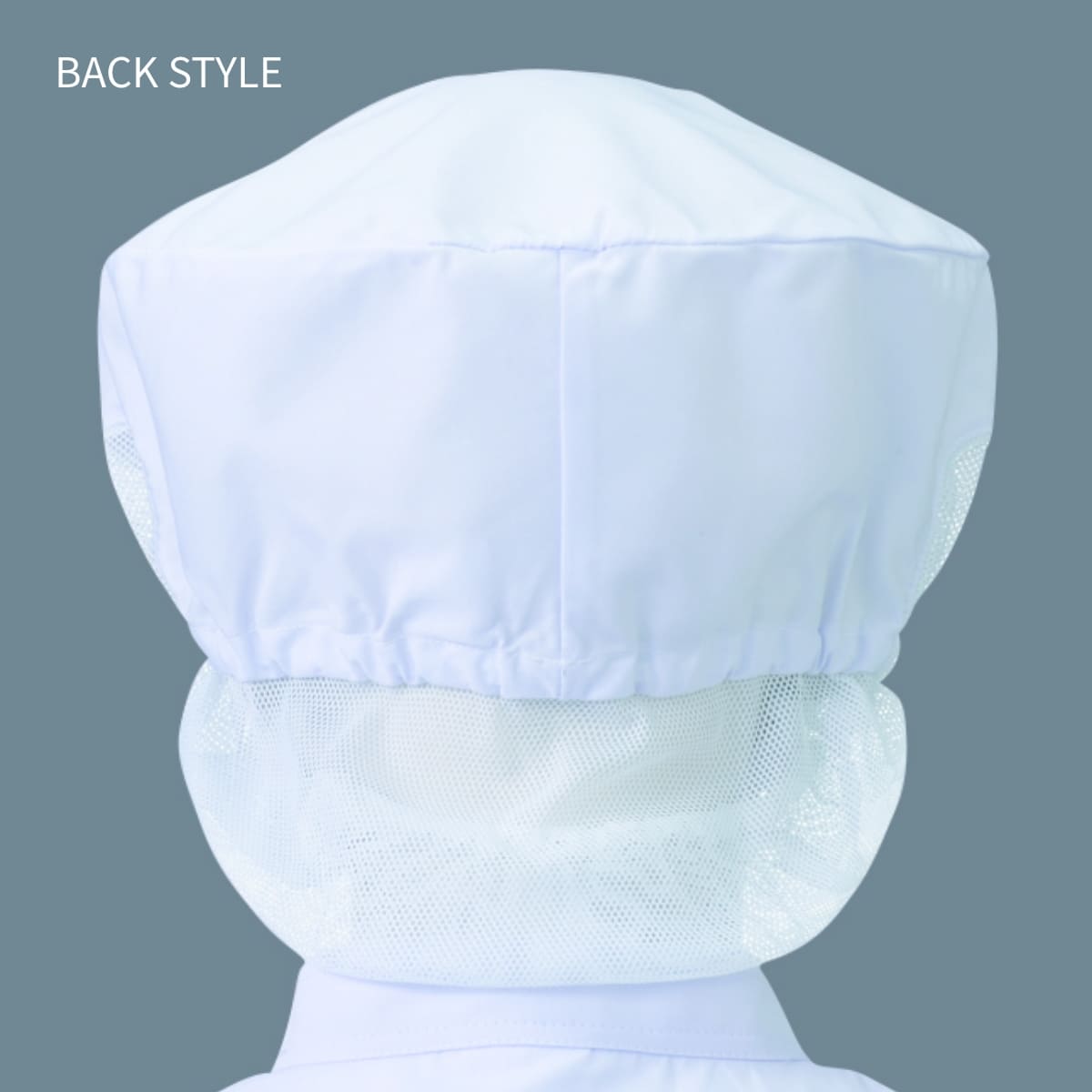 女子帽子（深型・タレ付）（2枚入） | ユニフォーム | 1枚 | 482-KZ4 | ホワイト