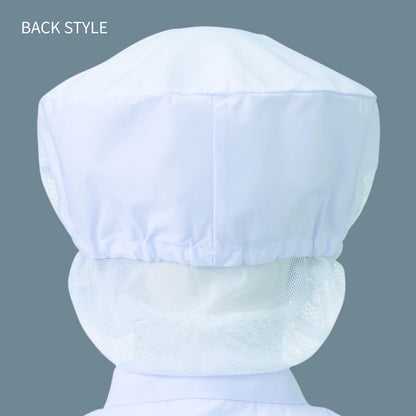 女子帽子（深型・タレ付）（2枚入） | ユニフォーム | 1枚 | 482-KZ4 | ホワイト