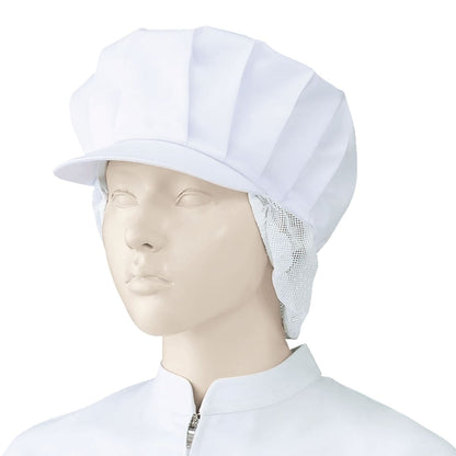 女子帽子（タレ付）（2枚入） | ユニフォーム | 1枚 | 482-KZ6 | ホワイト