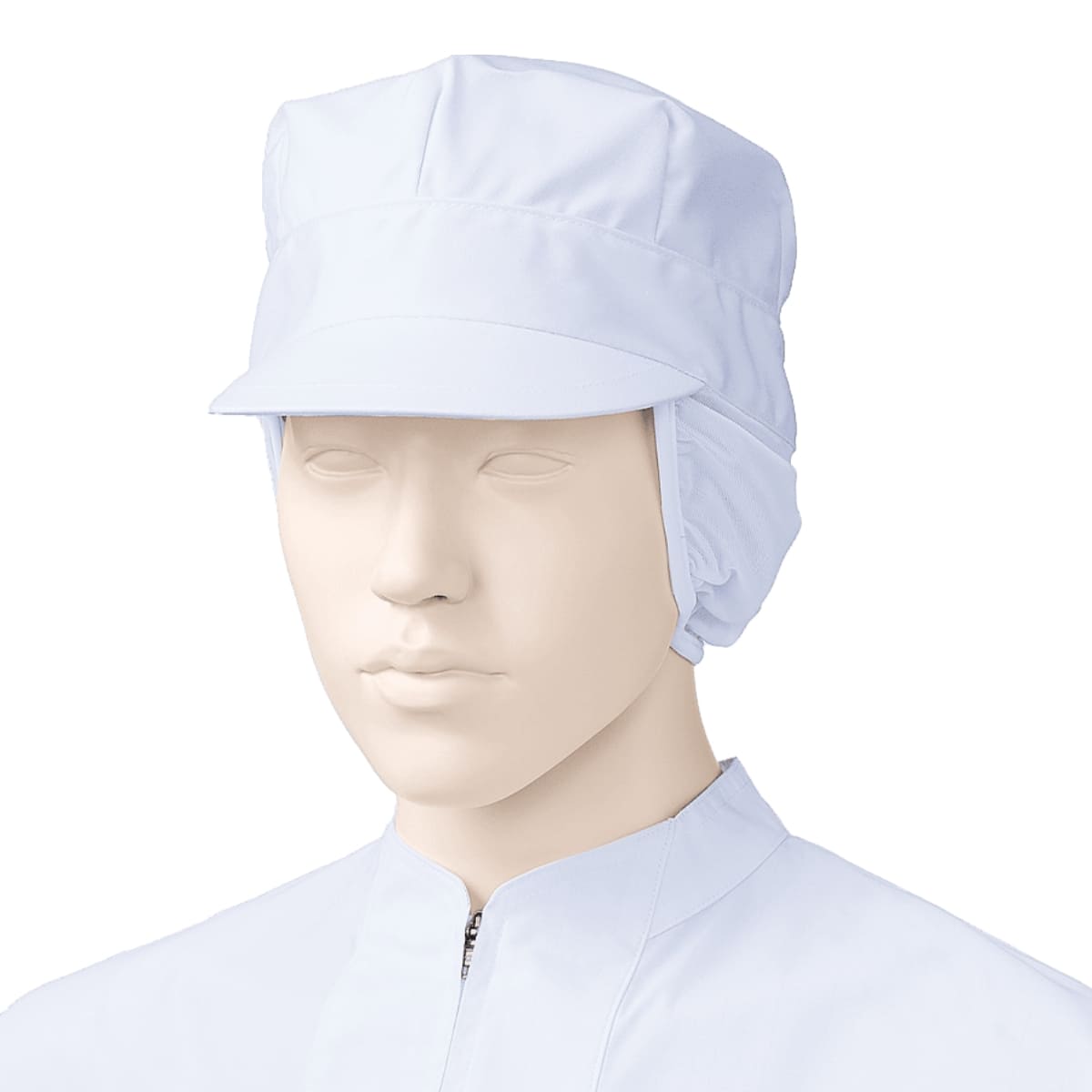 八角帽子（ストレッチメッシュ）（2枚入） | ユニフォーム | 1枚 | 475-KZ3 | 白