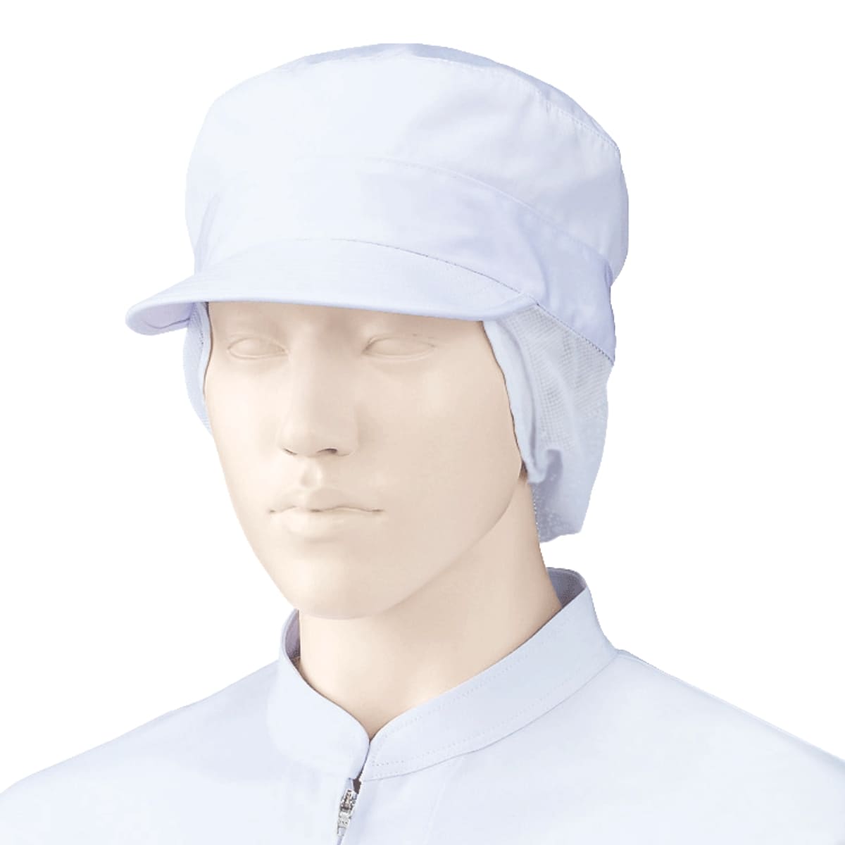 丸天帽子（サイドメッシュ）（2枚入） | ユニフォーム | 1枚 | 475-KZ5 | 白
