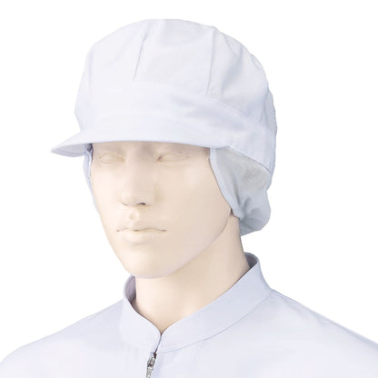 八角帽子（トップ・サイドメッシュ）（2枚入） | ユニフォーム | 1枚 | 475-KZ6 | 白