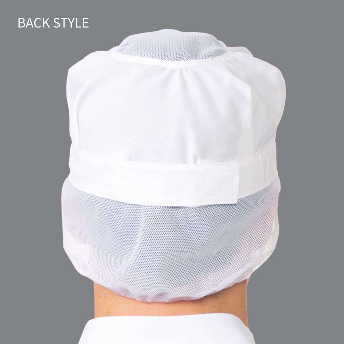 八角帽子（トップ・サイドメッシュ）（2枚入） | ユニフォーム | 1枚 | 475-KZ6 | 白